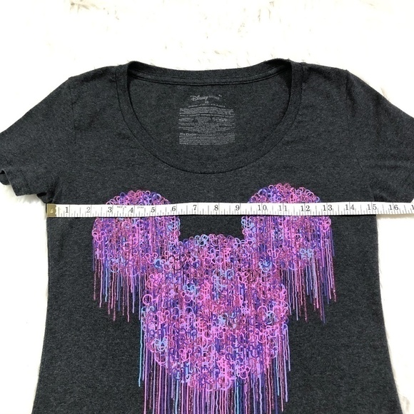 Disney Glitter Paint Drip Mickey T-Shirt - Picture 5 of 6